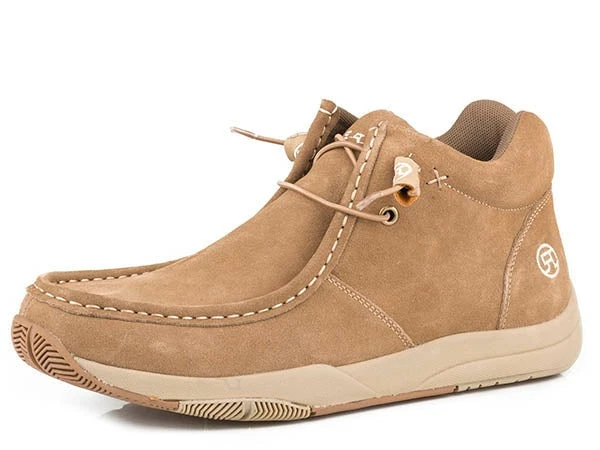 Roper Tan Suede Men's Casual Shoe 1 Roper Tan Suede Men's Casual Shoe