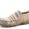 Roper Beige Multi Color Slip On Ladies' Casual Shoe