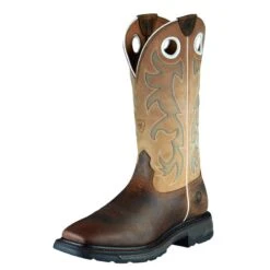 Ariat WorkHog Earth Wide Square Tall Steel Toe Men's Work Boot