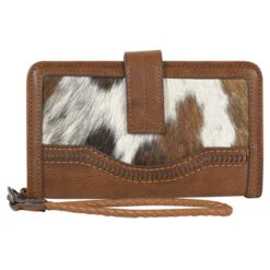 Cowhide Wristlet
