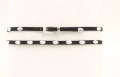 Silver Oval Concho Hatband