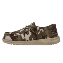 Hey Dude Children's Wally Camo Shoe