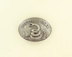 Oval Don't Tread On Me Buckle
