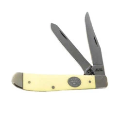 Moore Maker 4 1/8" Bone Handle Trapper Knife