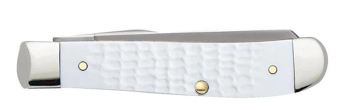 Case Standard Jig White Synthetic Mini Trapper Knife 2 Case Standard Jig White Synthetic Mini Trapper Knife - Image 2