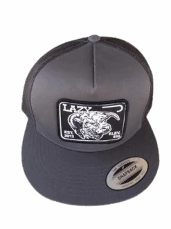 Lazy J Ranch Wear Grey & Grey 4" Elevation Hereford Patch Hat