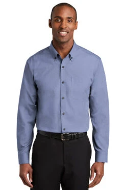 Red House Nailhead Non-Iron Navy Men's Shirt