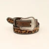 Ariat Leopard Turquoise Stitch Children's Belt