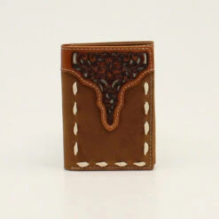 Ariat Trifold Floral Embossed Wallet