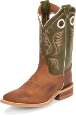 Justin Cognac Apache Bent Rail Men's Boot