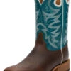 Justin Copper Rough Rider Bent Rail Men's Boot