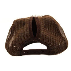 Cactus Red Bloom Leather Patch Cap 5 Cactus Red Bloom Leather Patch Cap -Denim Clothing Store CAP19P7 Back