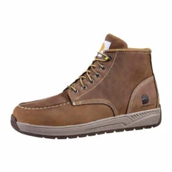 Carhartt Brown Oil 4" Lace Up Mock Toe Men's Work Boot