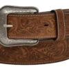 Tooled Men's Belt