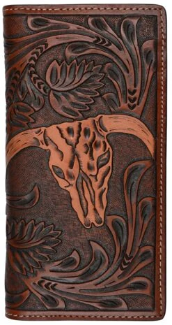 Tan Floral Rodeo Wallet