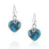 Montana Silversmiths Untamable Heart Of Stone Earrings