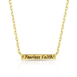 Montana Silversmith Fearless Faith Bar Necklace