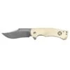 Hooey White G10 Clip Point Flipper