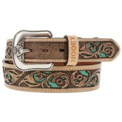 Hooey Top Hand Tooled Belt