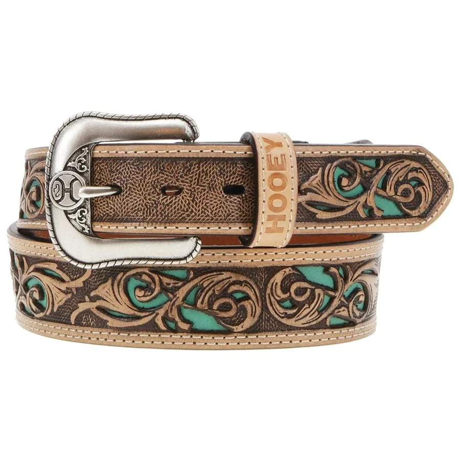 Hooey Top Hand Tooled Belt 1 Hooey Top Hand Tooled Belt