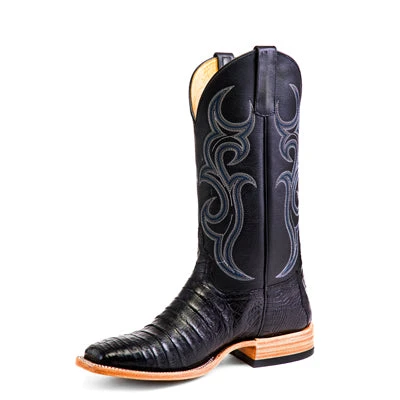 Horsepower Top Hand Men's Black Caiman Boots 1 Horsepower Top Hand Men's Black Caiman Boots