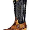 Horsepower Top Hand Men's Ostritch Patchwork Boots