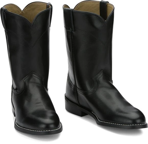 Justin Temple Black Men's Boot 2 Justin Temple Black Men's Boot - Image 2