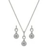 Montana Silversmiths Halo & Horseshoes Jewelry Set