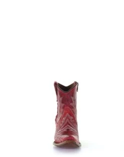 Corral Boots Corral Red Ladies' Shortie Boot -Denim Clothing Store L5704 ALTA04