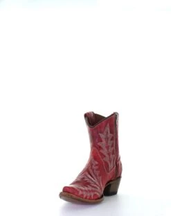 Corral Boots Corral Red Ladies' Shortie Boot -Denim Clothing Store L5704 ALTA05