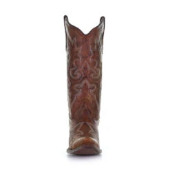 Corral Boots Circle G Tan Embroidered Ladies' Boot -Denim Clothing Store L5780c