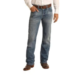 Rock & Roll Relaxed Fit Straight Leg Vintage Men's Jean