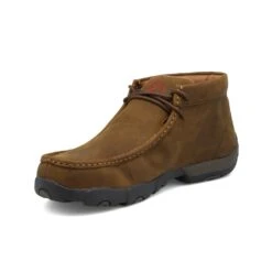 Twisted X Men's Work Chukka Driving Moc - Distressed Saddle