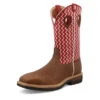 Twisted X Distressed Saddle Western Work Boot