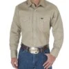 Wrangler Khaki Men's Work Shirt