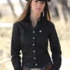 Cinch Black Ladies' Shirt