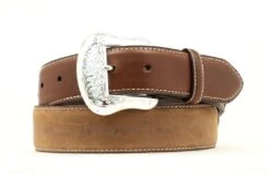Nocona Lace Diamond Concho Men's Belt