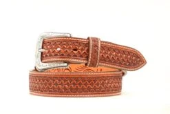 Nocona Hand Tooled Men's Belt