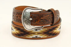 Nocona Beaded Inlay Men's Belt