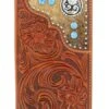 Nocona Hair On Floral Wallet