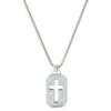 Montana Silversmiths Western Lace Cross Cut Out Token Necklace