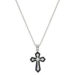 Montana Silversmiths Faith Defined Cross Necklace