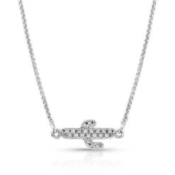 Montana Silversmith Two Sides To Every Cactus Necklace