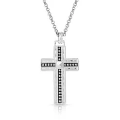 Montana Silversmith Diamond Rio Cross Necklace