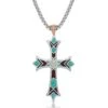 American Legends Embracing Faith Cross Necklace