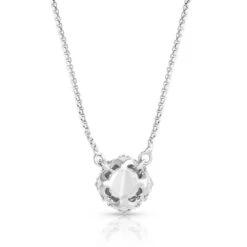 Montana Silversmiths On The Edge Crystal Necklace