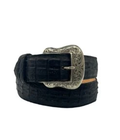 Tanner Mark Caiman Tail Print Belt