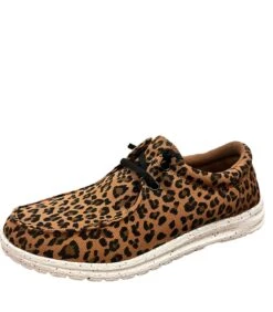 Roper Cheetah Ladies' Hang Loose Lace Up