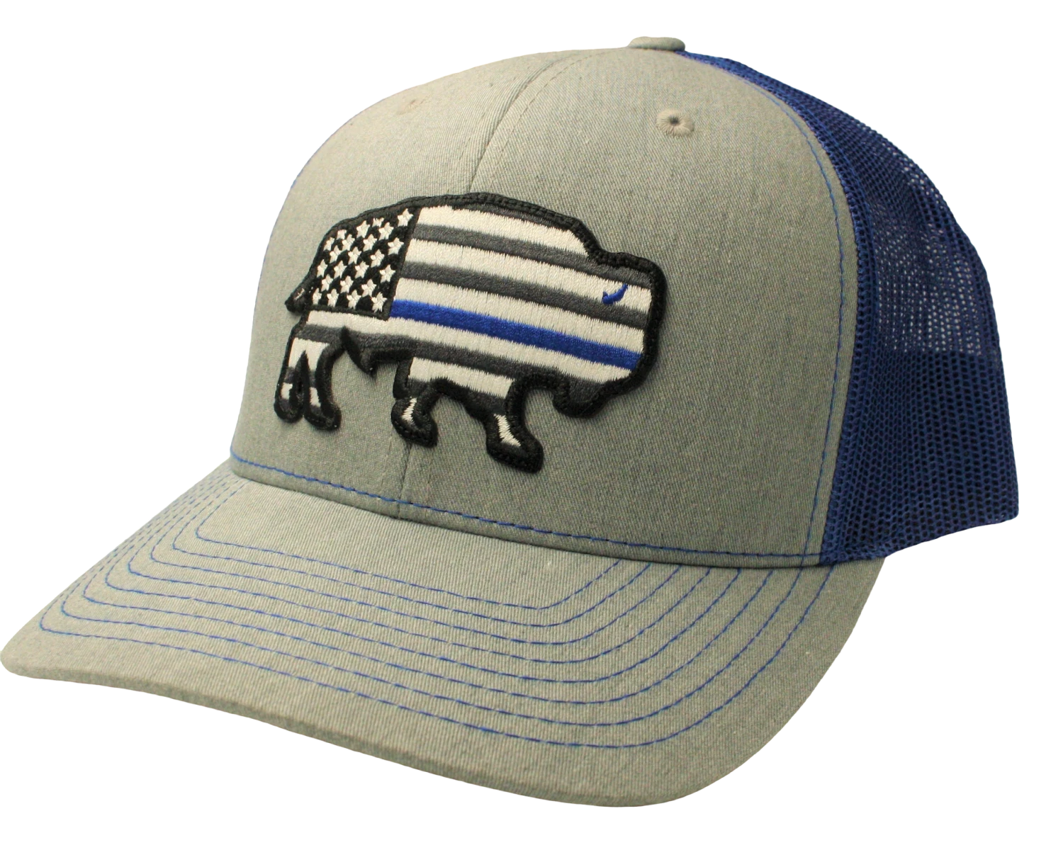 Red Dirt Hat Co Thin Blue Line Patch Cap 1 Red Dirt Hat Co Thin Blue Line Patch Cap
