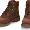 Justin Men's Stampede Rush Barley Brown Lace Up Work Boot